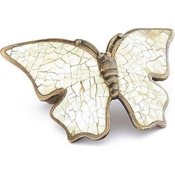 Art Designs 1-1/2 Inch Center to Center Penshell/estate Dover Cabinet Pull