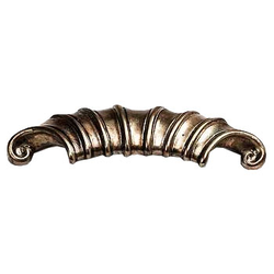 French Court 2 Inch Center to Center Monticello Silver Cabinet Cup Pull