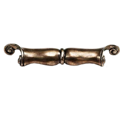 French Court 6-1/2 Inch Center to Center Monticello Brass Cabinet Cup Pull