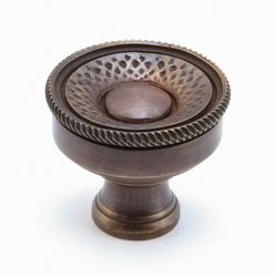 Sonata 1-1/4 Inch Diameter Dark Antique Bronze Cabinet Knob