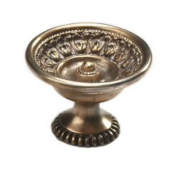 Chalice 1-9/16 Inch Diameter Monticello Silver Cabinet Knob