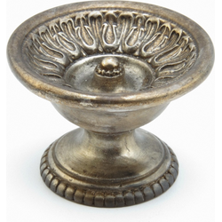 Chalice 2-1/8 Inch Diameter Monticello Silver Cabinet Knob