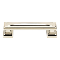 Wadsworth Pull 3-3/4 inch Center to Center Polished Nickel