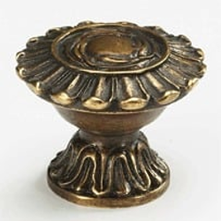 Swans 1-1/4 Inch Diameter Monticello Silver Cabinet Knob