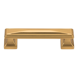 Wadsworth Pull 3-3/4 inch Center to Center Warm Brass