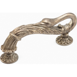 Swans 3 Inch Center to Center Monticello Silver Cabinet Pull
