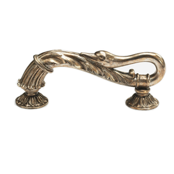 Swans 9 Inch Center to Center Monticello Silver Appliance Pull