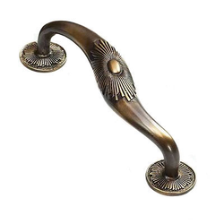 Sunburst 5 Inch Center to Center Estate Dover Cabinet Pull