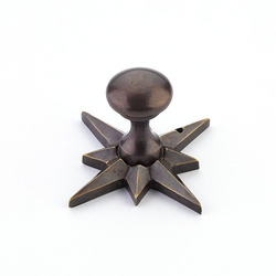 Sonata 11/16 Inch Diameter Dark Antique Bronze Cabinet Knob