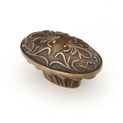 Cantata 2 Inch Diameter Dark Italian Antique Cabinet Knob