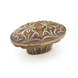 Cantata 2 Inch Diameter Monticello Brass Cabinet Knob