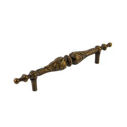 Cantata 8 Inch Center to Center Dark Italian Antique Cabinet Pull