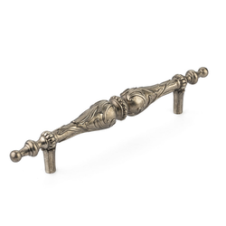 Cantata 8 Inch Center to Center Monticello Silver Cabinet Pull