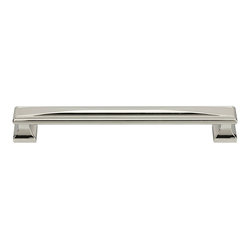 Wadsworth Pull 7-9/16 inch Center to Center Polished Nickel