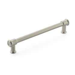 Steamworks Pull 6 inch Center to Center Satin Nickel