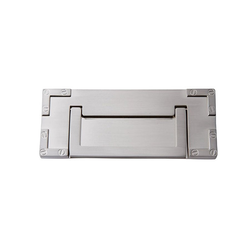 Campaign Drop Pull 3 inch Center to Center Brushed Nickel