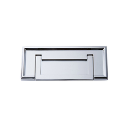 Campaign Rope Drop Pull 3 inch Center to Center Polished Chrome