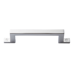 Campaign Bar Pull 3 inch Center to Center Polished Chrome
