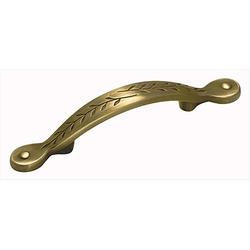 Nature's Splendor 3 Inch Center to Center Elegant Brass Cabinet Pull