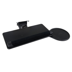 Keyboard/Slide-Out Mouse Tray Eclipse Arm 18-1/2 inch W-Black