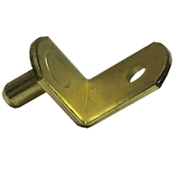 5MM Shelf Clip Bright Brass
