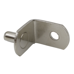 5MM Shelf Clip Bright Chrome Sold Per Hundred