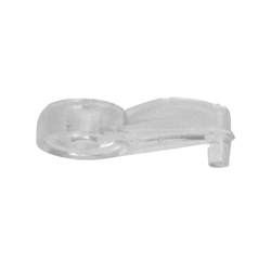 1/8 inch Glass Panel Retaining Clip Clear-Sold Each