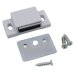 Single Magnetic Catch, White