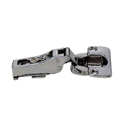  Stainless Steel, Partial 9/16” (14mm) Overlay, Free-Swinging Concealed Hinge, (Mounting Plate Required)