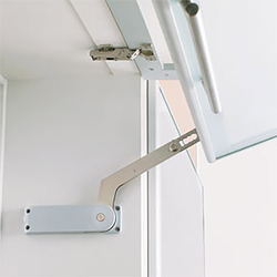 Horizontal Bi-Folding Door Mechanism