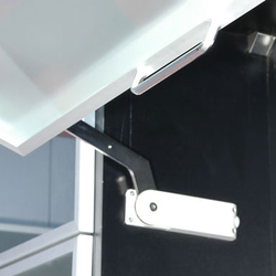 Horizontal Bi-Folding Door Mechanism
