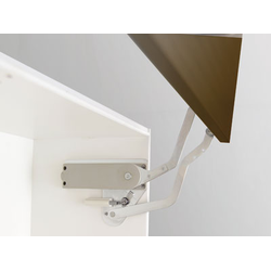 SLUN Parallel Lift-Up Mechanism for 15-23/64" to 17-23/32" Door Heights, 8.4 to 10.6 Pounds Weight, Adjustable Arm Mounting Plate. 