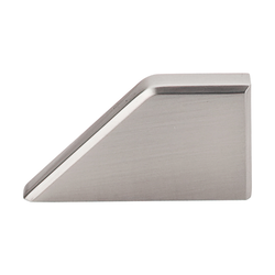2 Inch Length Sanctuary Tapered Cabinet Knob, Brushed Satin Nickel