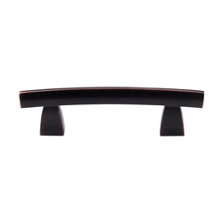 3 Inch Center to Center Sanctuary Arched Cabinet Pull, Tuscan Bronze