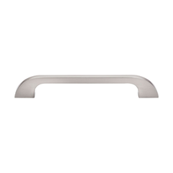 6 Inch Center to Center Sanctuary Neo Cabinet Pull, Brushed Satin Nickel