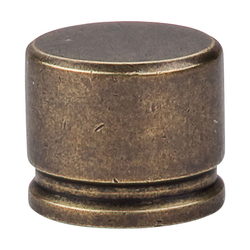 1-3/8 Inch Length Sanctuary Oval Cabinet Knob, German Bronze