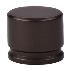 1-3/8 Inch Length Sanctuary Oval Cabinet Knob, Oil Rubbed Bronze