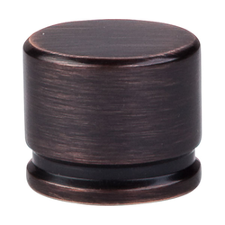 1-3/8 Inch Length Sanctuary Oval Cabinet Knob, Tuscan Bronze