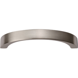 Tableau Curved Pull 2-1/2 inch Center to Center Brushed Nickel