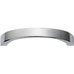 Tableau Curved Pull 2-1/2 inch Center to Center Polished Chrome