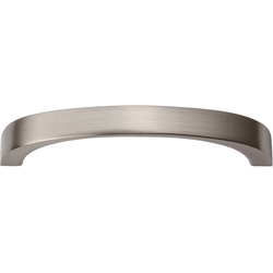 Tableau Curved Pull 3 inch Center to Center Brushed Nickel