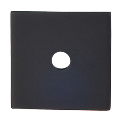 1 Inch Length Sanctuary Backplate Square, Flat Black