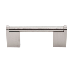 3 Inch Center to Center Princetonian Bar Pulls, Brushed Satin Nickel
