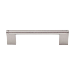 5-1/16 Inch Center to Center Princetonian Bar Pulls, Brushed Satin Nickel