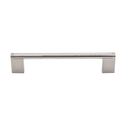 6-5/16 Inch Center to Center Princetonian Bar Pulls, Brushed Satin Nickel