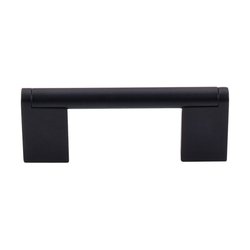 3 Inch Center to Center Princetonian Bar Pulls, Flat Black