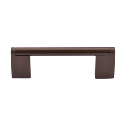 3-3/4 Inch Center to Center Princetonian Bar Pulls, Oil Rubbed Bronze