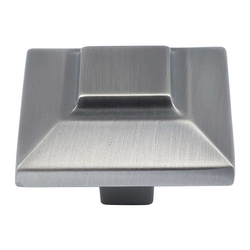 Trocadero 1-1/2 Inch Diameter Pewter Cabinet Knob