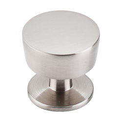 1-3/16 Inch Length Nouveau III Essex Cabinet Knob, Brushed Satin Nickel