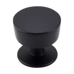 1-3/16 Inch Length Nouveau III Essex Cabinet Knob, Flat Black